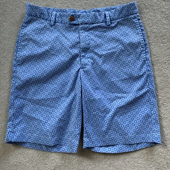 Turtleson Golf Shorts All Over Print Men's Size 32 Blue 9" inseam - Picture 1 of 8